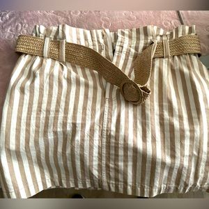 Forever 21 striped skirt size large